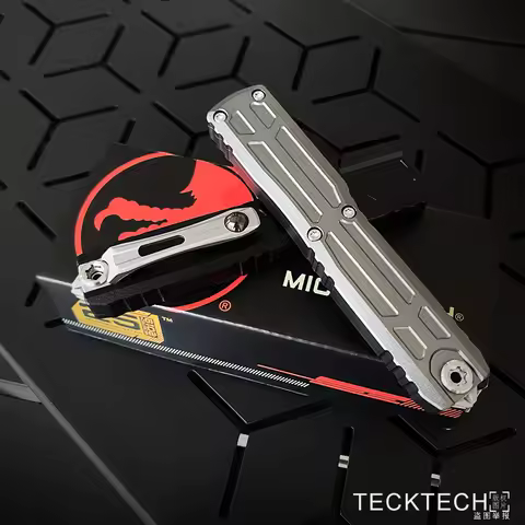 "TECKTECH KNIVES STORE" EX ZBP Ultratech 3 GEN III CNC Aluminium Handle D2 Steel Tactical Gear EDC T