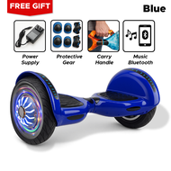 HOVERBOARD POWERBOARD 10 Inch LED Light Self Balancing Balance Wheel Scooter 【BLUETOOTH SPEAKER】1 YE