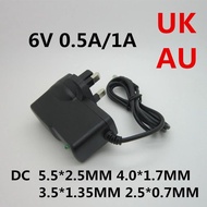 AC 110-240V to DC 6V 0.5A 1A Universal Power supply Adapter Charger 6 V Volt for Omron Blood Pressur