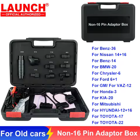 LAUNCH X431 Non-16 Pin Adaptor Box OBD1 connector support for CRP919E/ BT/ PRO ELITE / PRO V5.0/ PAD