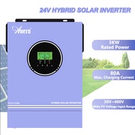 3KW Hybrid Solar Inverter 24V Hybrid Inverter Hybrid Off Grid Inverter Built in MPPT Solar Charger 3