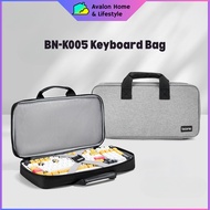 BN-K005 Keyboard Storage Bag Mechanical Keyboard Organizer Compatible with 82-108 key keyboards