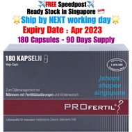 【Limited Sales】PROfertil Male Men Sperm Supplement - 180 Capsules Man Sex Fertility Supplement Profe