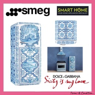 Smeg - FAB28RDGM3 - Divina Cucina Dolce & Gabbana Maiolica Collection - Hand Painted 1 Door Refriger