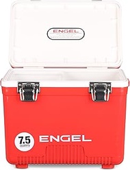 Engel UC7 7.5qt Leak-Proof, Air Tight, Drybox Cooler and Small Hard Shell Lunchbox for Men and Women