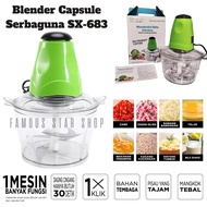 SX 683 Blender capsule / Blender Daging Elektrik Meat Grinder Blender Serbaguna Gilingan Daging
