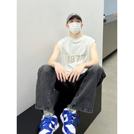 Hot Sale Men's Vest Waistcoat t-Shirt Chest 1977 Sleeveless Unique Sports ESSENTIAL611