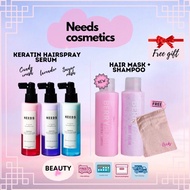 0NEEDS HAIR KERATIN SPRAY NEEDS HAIR SERUM for moisturise, control hai