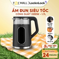 LocknLock 1.7L Electric Kettle with Tea Filter, 5 Heat Levels, 2h Heat Retention Genuine EJK286BLK T