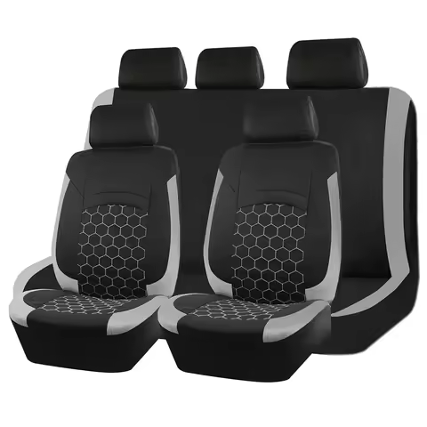 Universal 9-Piece All-Season Car Seat Covers Five-Seater Soft Breathable Durable Comfortable Soft Fi