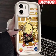 JIUMOO เคสสำหรับ Xiaomi MI Redmi A1 A2ลายการ์ตูนโดราเอมอนดีไซน์ใหม่เคสมือถือมือถือซิลิโคนกล่องกันกระแทกเคสป้องกันเลนส์กล้องทั้งหมด