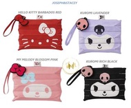 韓國🇰🇷 JOSEPH & STACEY x SANRIO 🆕🆕LUCKY PLEATS KNIT CLUTCH S 收納包