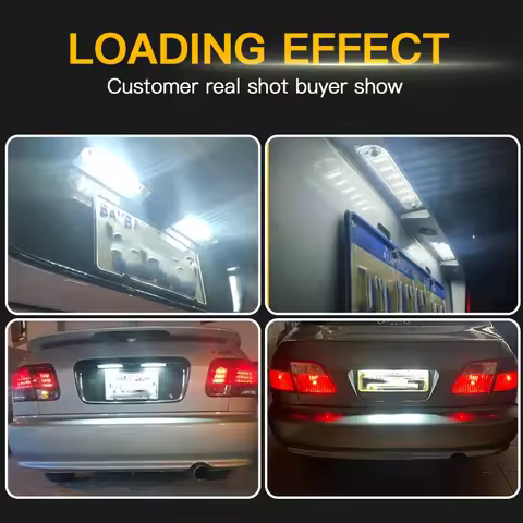 2PCS White LED License Plate Lights For Honda EJ EG EK EG/EJ EK3 series Civic Civic 3-Door Civic Fer