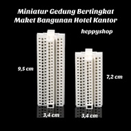 Miniature Tiered Building, Hotel Office Building Model