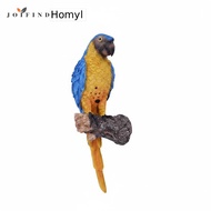 Homyl Easy to Hang Sound Activated Parrot Lifelike Sensor Bird Ornament Sturdy Resin Parrot Figurine