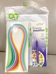 美術卷紙器+紙 Paper Quilling Set