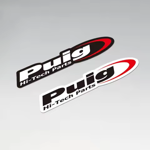 1PC Puig Hi-Tech Parts Waterproof Stickers for Motorcycle Decor