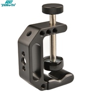 Heavy Duty G Clamp Mount Metal Super Clamp Desktop Camera Clamp Mount With 1/4" 3/8" Thread Holes For Monitor Camera