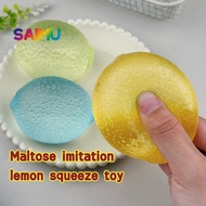Simulation Fruit Lemon Maltose Pinch Pinch Lego Appearance Maltose Simulation Lemon Pinch Music Slow