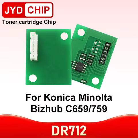 4pcs DR712 Drum Chip for Konica Minolta Bizhub C659 C759 DR-712 DR 712 chip unit replacement