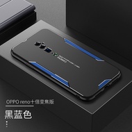 สำหรับ OPPO Reno 10X Zoom เคสโลหะฝาหลังทนทานเกรดทหาร Full Body เคสป้องกันทนทานตกทดสอบกันกระแทกเคสมือถือกันตก