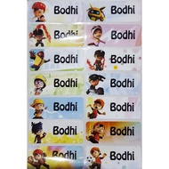 BOBOY BOY NAME LABEL waterproof children's name sticker