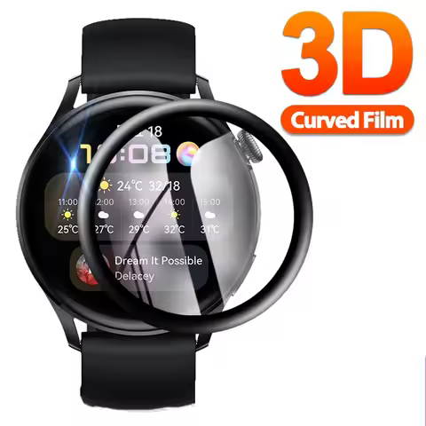 3D Screen Protector For Huawei Watch 3 Pro 3pro Full CoverSoft Fibre Glass Protective Film for Huawe