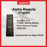 Alpha Ceiling Fan Remote  RF42L/56L/5S-FT 5 Speed Original Product Aaron Shop Lightman