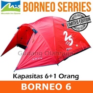 TENDA MIS BORNEO 6 MOUNTAIN INN SPORTS / TENDA CAMPING DOME 6 ORANG - Shop Elmer