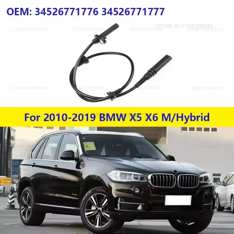 For 2010-2019 BMW X5 X6 M/Hybrid (E70 E71 E72 F15 F16 F85 F86) ABS Speed Sensor 34526771776 34526771