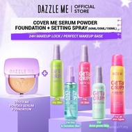 [BUNDLE] Dazzle Me Cover Me Serum Powder Foundation SPF35 PA+++ & Get a Grip Makeup Setting Spray 60