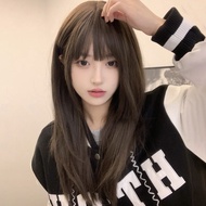 Wig Female Medium Long Hair Layered Clavicle Hair Wig Full Wig lolita lolita Wig Japanese jk Wig Ful