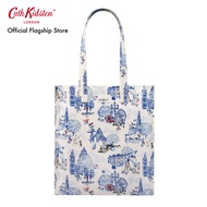 Cath Kidston Shiny Bookbag with Gusset  30 Years London Toile Cream กระเป๋า กระเป๋าถือ กระเป๋าแคทคิดสตัน กระเป๋าสะพายไหล กระเป๋าสะพายข้าง