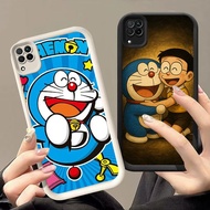 GK-46 Magical Doraemon Black and White Silicone Casing for Samsung A12 A22 5G