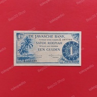 Uang Kuno Indonesia 1 Gulden Rupiah Tahun 1946 Seri Federal
