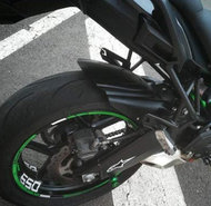 Allotmark Motorcycle Versys650 Rear Tire Hugger Fender Mudguard For KAWASAKI VERSYS 650 VERSYS650 KL