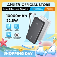 Anker Zolo CCC Power Bank 10000mAh 22.5W Fast Charging Built-in USB C Cable 3C Power Bank A110D