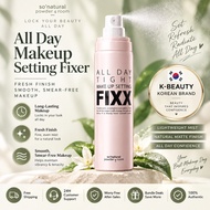 SO.NATURAL Makeup Setting Fixx 75ml/120ml | Smudgeproof Long Wear | Hydrating Microfine Mist Spray