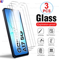 3ชิ้นกระจก HD สำหรับ Samsung A17 5G กระจกเทมเปอร์ Samsung Galaxy A17 A16 A15 17 16 15 4G ปกป้องหน้าจ