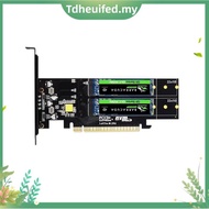 PCIE4.0 X16 to 4xNVME M.2 Expansion Card M.2 SSD  PCIe4.0 PC Motherboard X1 X4 X8 X16 Expansion Card