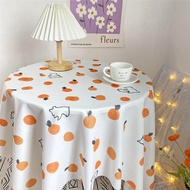 Ins Style Floral Tablecloth Flannel Girl Student Desk Cloth Mat Photo Background Cloth Dining Table 