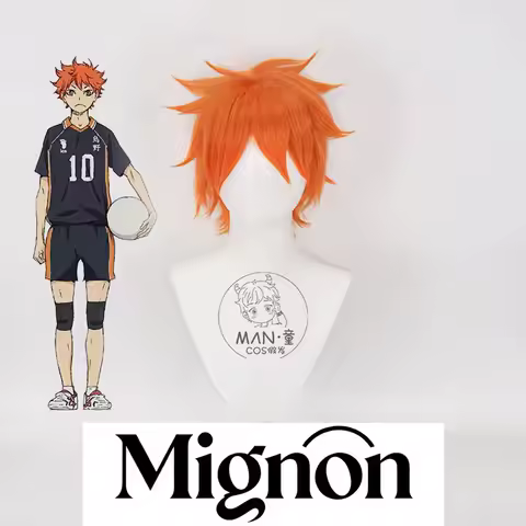 Haikyuu!! Shoyo Hinata Cosplay Wig Short Hair Simulated Scalp Versatile Styling Halloween Gift