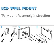 yohooo Universal Tilting LCD Monitor TV Mount Wall Bracket For 14 15 17 19 22 24 inch