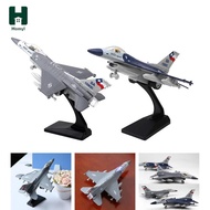 [Homyl] 1:100 F-16 Fighter Plane Diescast Alloy Fighter Plane Model with Stand