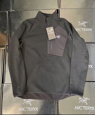 ✨     全新正貨 ✨     Arcteryx 不死鳥 Rho 純色印花Logo 拉鏈 外套  男款