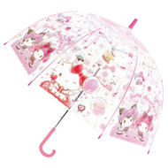 Sanrio - Kuromi My Melody Hello Kitty 三款角色透明兒童直遮雨傘55cm (平行進口)