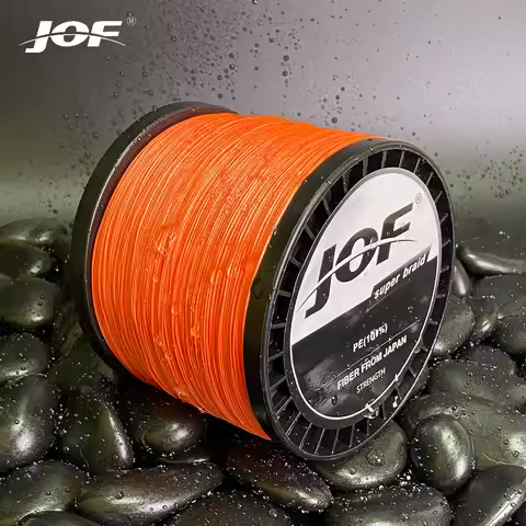 JOF X8 PE Fishing Line 1000m 500m 300m Strong 8 Strands Braided Fishing Line Multifilament Durable F