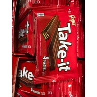 Goya take-it crispy wafer fingers in milk chocolate 35grams