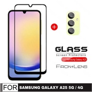 Screen Protector Black Edge Samsung A25 4G / A25 5G / A15 4G / A15 5G 2023 Lens Camera + Tempered Gl