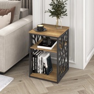 Synergy House Candence Side Table with storage shelf